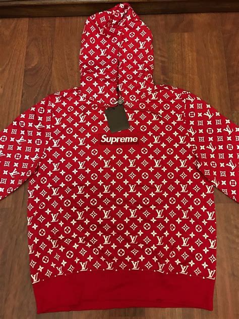 logo lv supreme|supreme and louis vuitton hoodie.